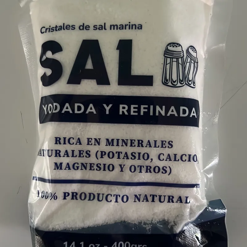 Sal yodada y refinada 400gr