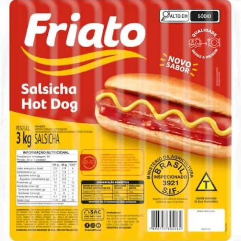 Salchichas de pollo 3kg 