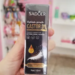 🖤Aceite de ricino sadoer para el crecimiento de pestañas.