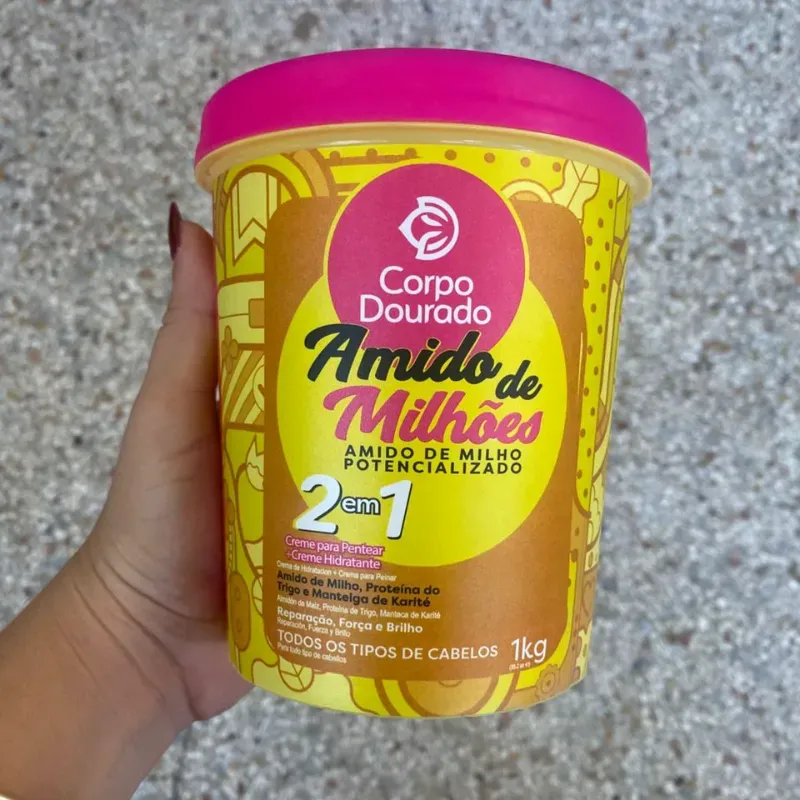 Crema de peinar 2 en 1 Almidho