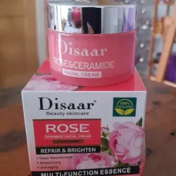 Crema facial de rosa y ceramida