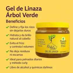 Gel de cabello Linaza