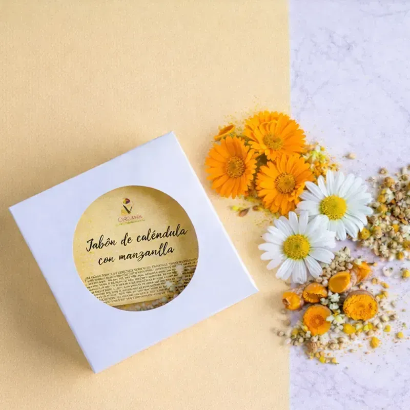 Jabón de calendula y manzanilla 🧼