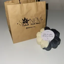 Jabón de carbón activado y aloevera 🖤🤍