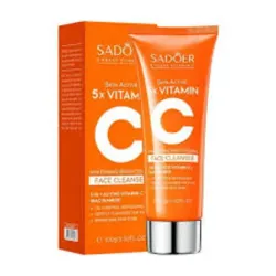 Limpiador facial 5 en 1 con vitamina C y niacinamida