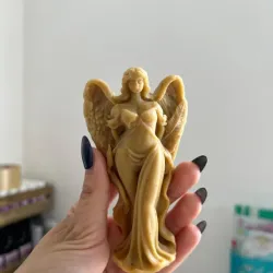 Vela forma de angel mujer