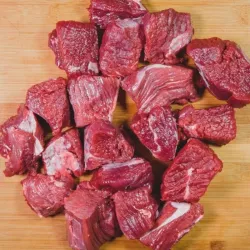 Carne de res troceada