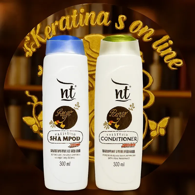 Juego de champú y acondicionador sin sal 