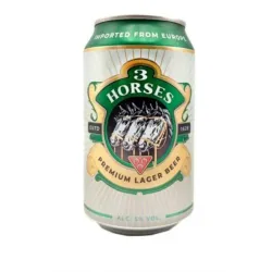 Cerveza 3 Horses Lata