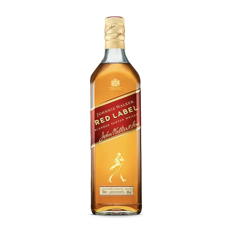 WHISKEY Johnnie Walker Red Label 750 ml (rojo)