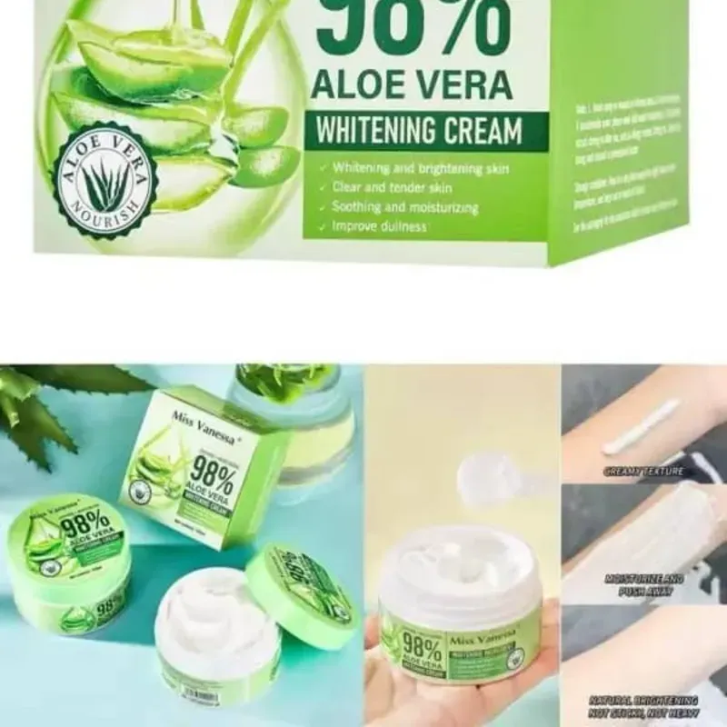 Crema facial de aloe vera