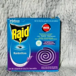 Incienso espiral raid para matar mosquitos 