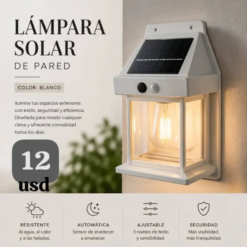 Lampara solar