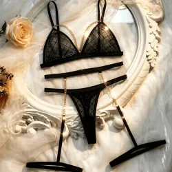 Set de lencería negro