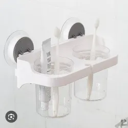 Soporte de baño para cepillos de dientes