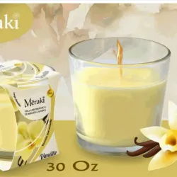 Vela aromática de vainilla 