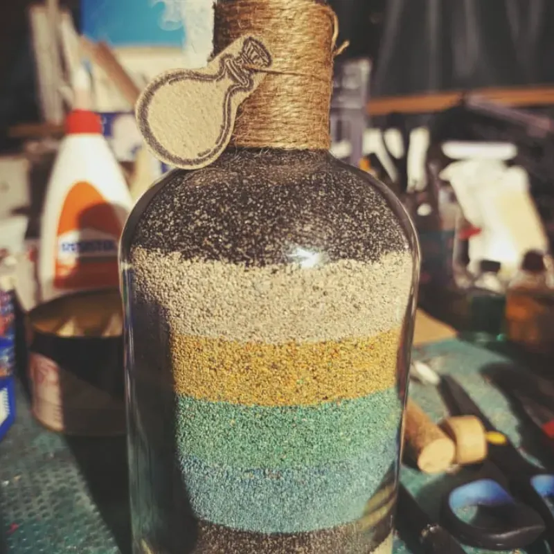 Botellas de arena