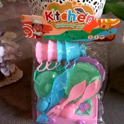 Set de cocina de 15 Piezas anti asfixia 