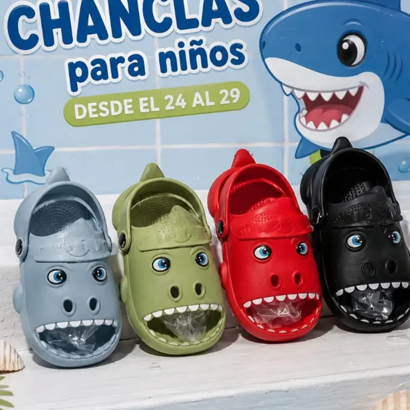 🦈 chancletas tiburones