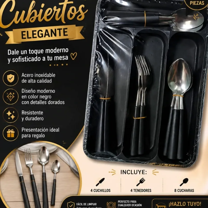 Juego cubiertos