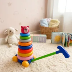 🧸 ¡OSITO CAMINADOR Y APILABLE! 🌈