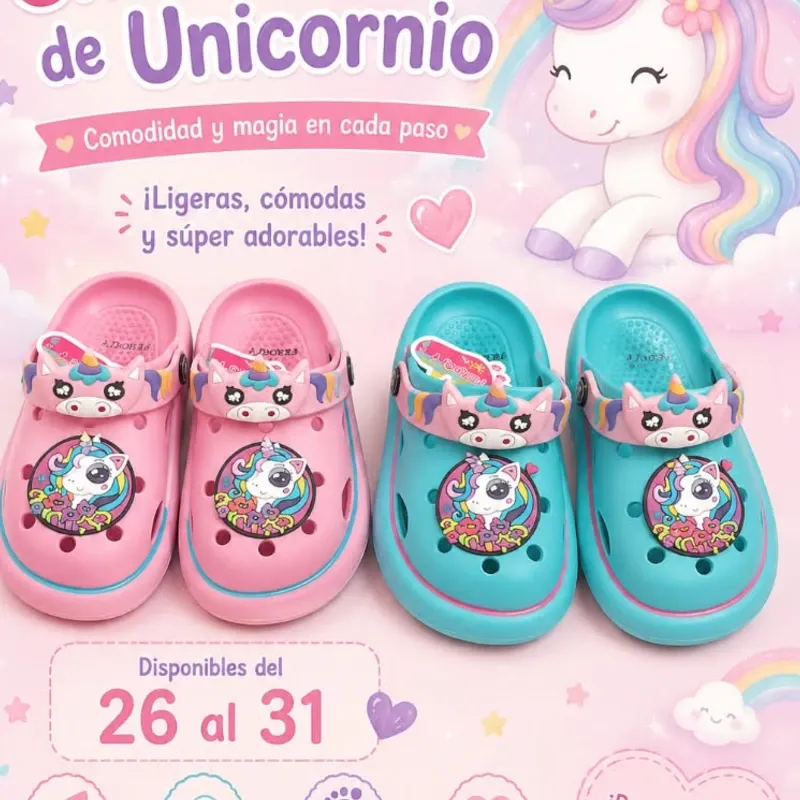 🦄Sapitos de unicornios para niñas.