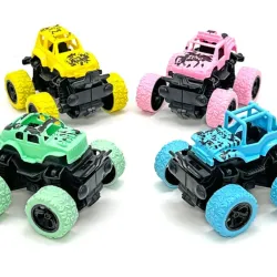 Set de 4 Carritos Monster