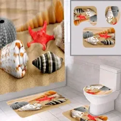 SET CORTINAS DE BAÑO