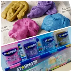 Set Plastilinas con brillos