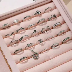 Anillos plateados 2