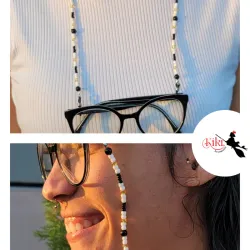 Colgante de espejuelos de cuentas 