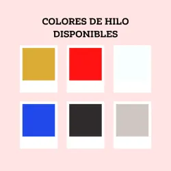 Colores de hilo disponible 