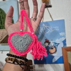 Llaverito corazon a crochet