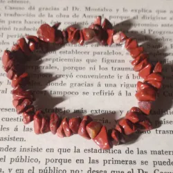Pulsera de jaspe rojo