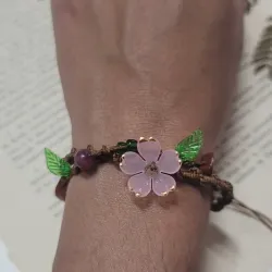 Pulsera jardin macrame 2
