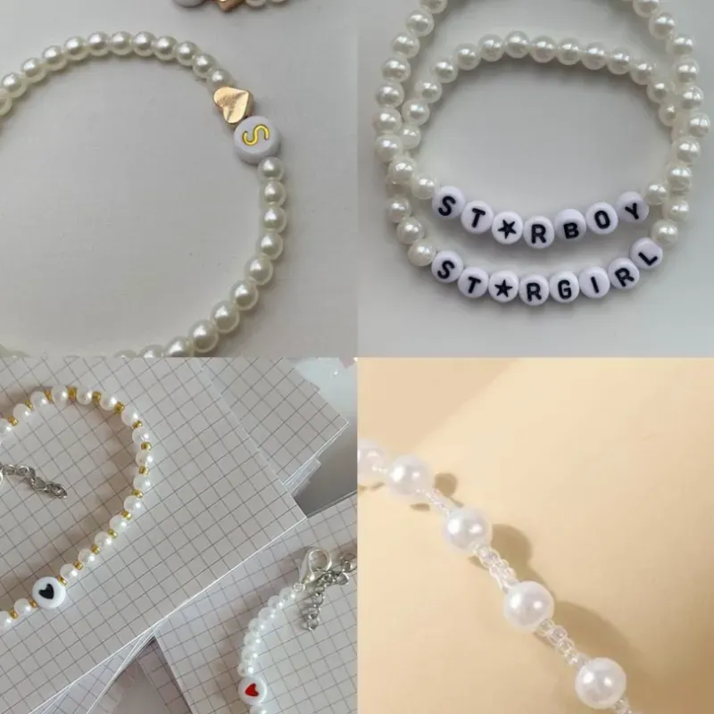 Pulseras de perlas