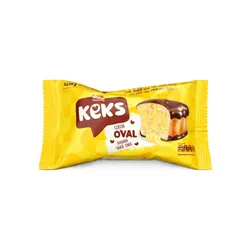 Bifa Keks Cocoa Oval - Pastelito de Plátano con Cobertura de Cacao.