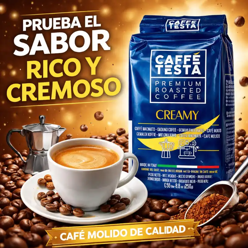 Caffé Testa - Premium Roasted Coffee (Creamy)