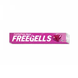 Caramelos de menta Freegells sabor fresa
