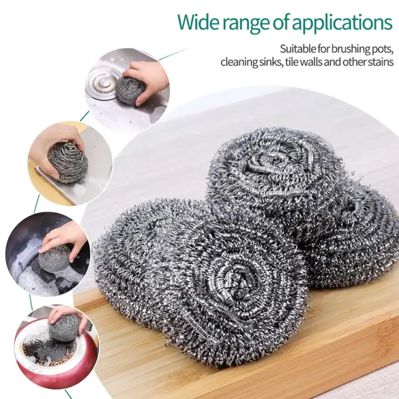 Estropajo de acero inoxidable