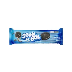 Galletas Show Gol Black relleno sabor vainilla