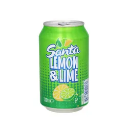 Lata de refresco Santa Limón