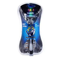 Máquina de Afeitar Ultra Max para hombre - Pack con 4 Cartuchos de Repuesto