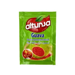Refresco Instantáneo Altunsa sabor guayaba.