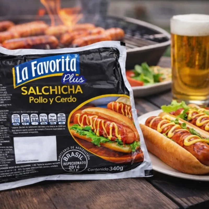 Salchicha La Favorita Plus - Pollo y Cerdo