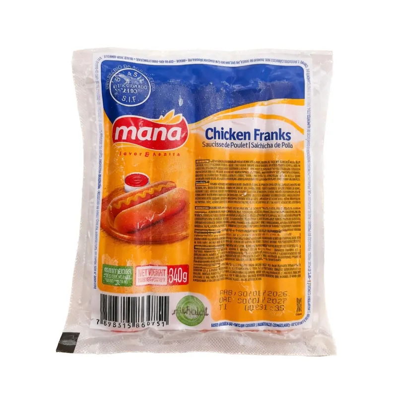Salchichas de Pollo Mana (Chicken Franks)