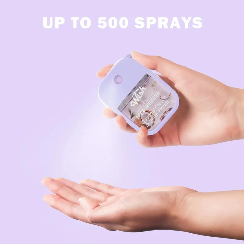 Sanitizante de Manos Wish - Coconut Cream & White Florals