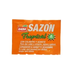Sazón Tropical con culantro y achiote