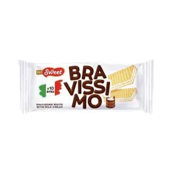 Sorbeto Bravissimo con crema de leche.