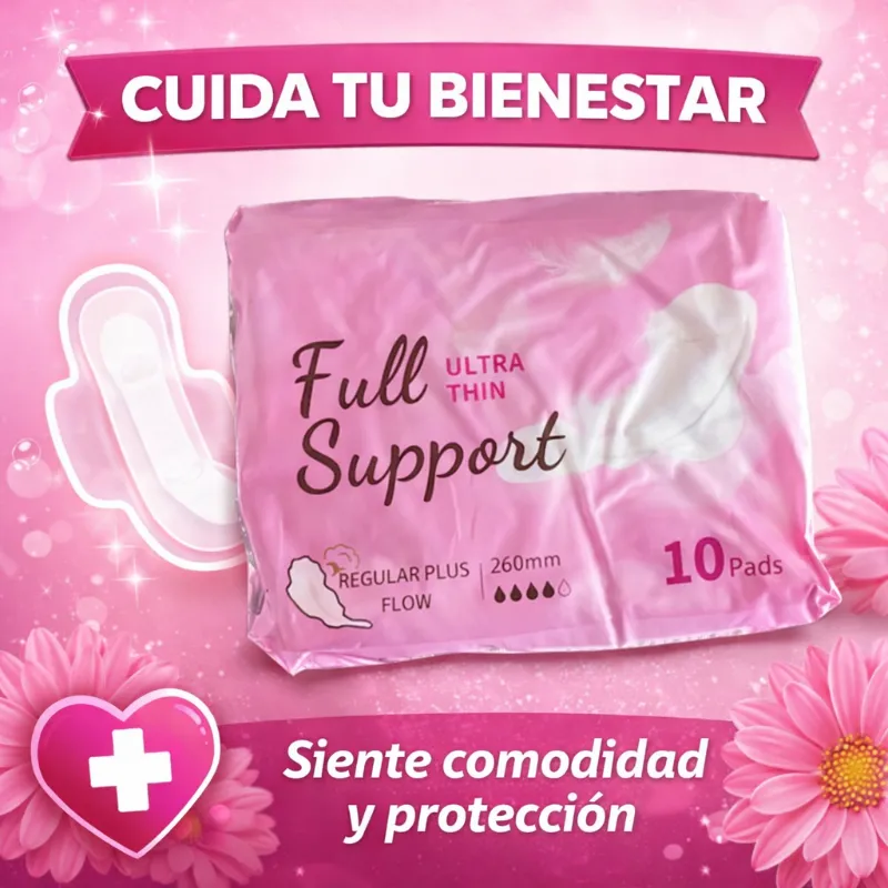 Toallas Sanitarias Íntimas Full Support Ultra Thin - Regular Plus